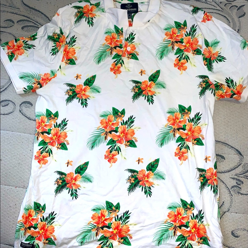 Tropical flowers tee
